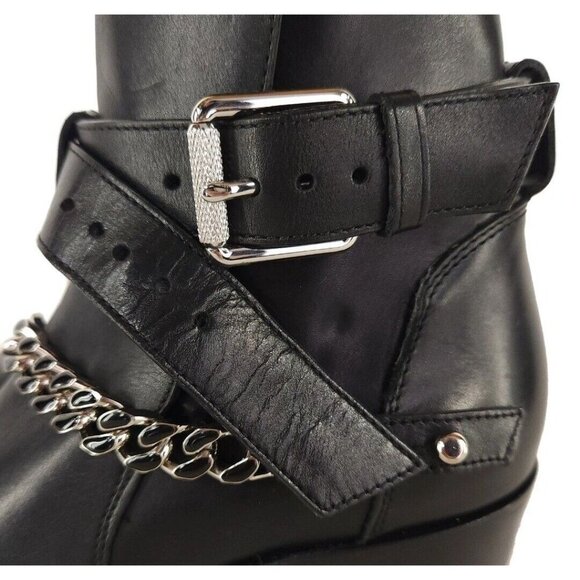 AMIRI Jodhpur Chain Boots 39 US 6 Mens Black Leather ASIS - Picture 10 of 16